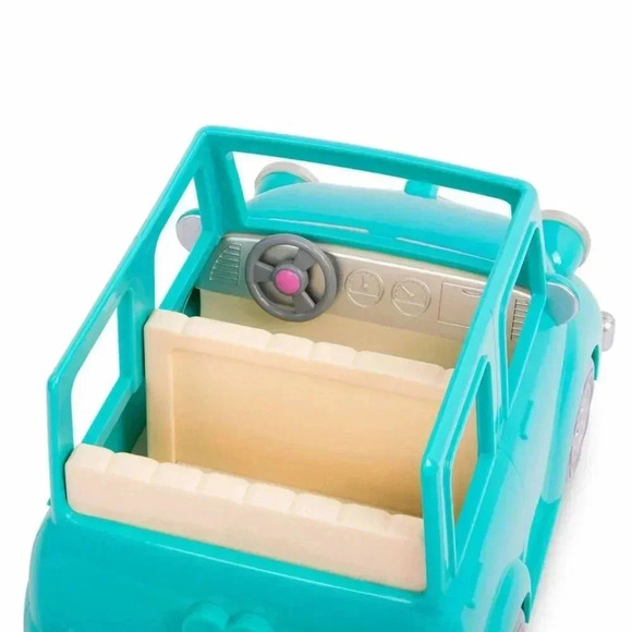 NEW Li'l Woodzeez Blue Car with Suitcase * Great for 3" Mini Dolls / Pets - Picture 3 of 3